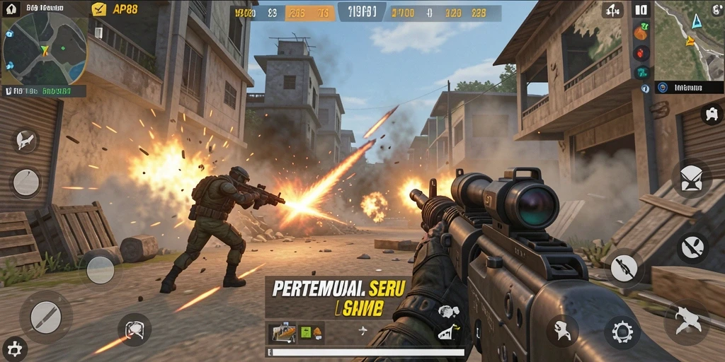 Tampilan gameplay mendebarkan dalam <strong>API88</strong> dengan pertempuran intens.