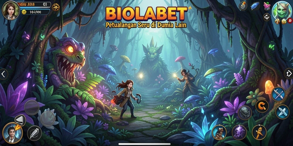 Screenshot gameplay petualangan yang seru di BIOLABET.