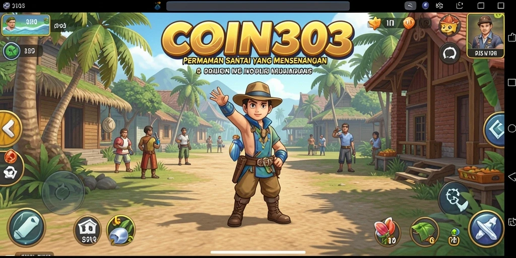 Tampilan gameplay COIN303 yang menarik dan penuh warna.