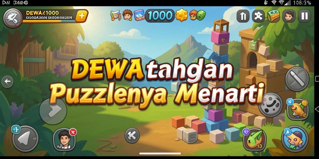 Tampilan menarik dari gameplay DEWA1000 yang penuh tantangan.