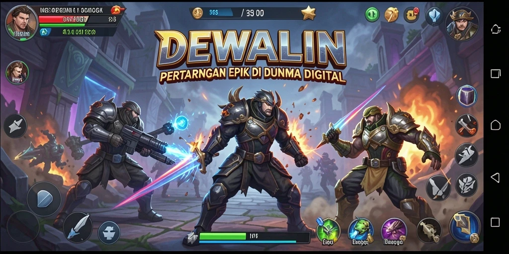Gameplay Fighting yang mendebarkan di DEWALIN.