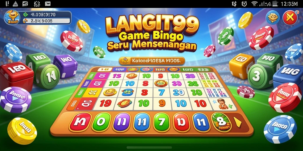 Tampilan menarik dari gameplay Bingo LANGIT99.