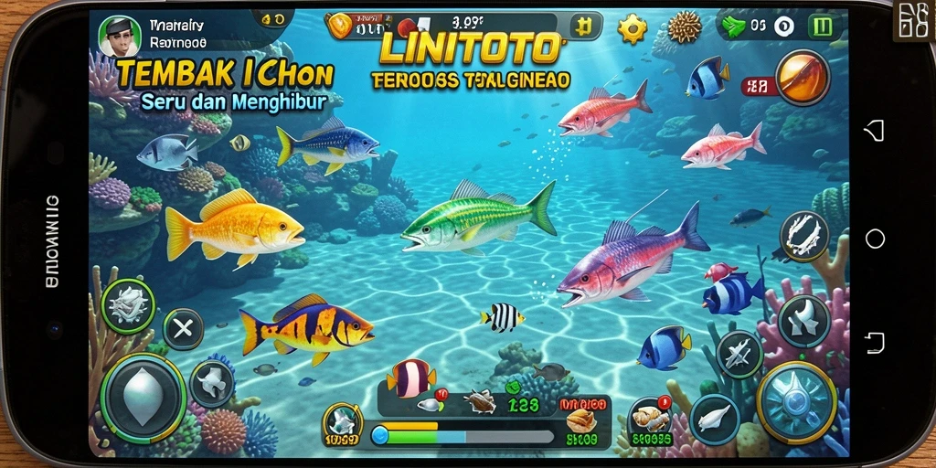 Gameplay Tembak Ikan yang seru di LINITOTO.