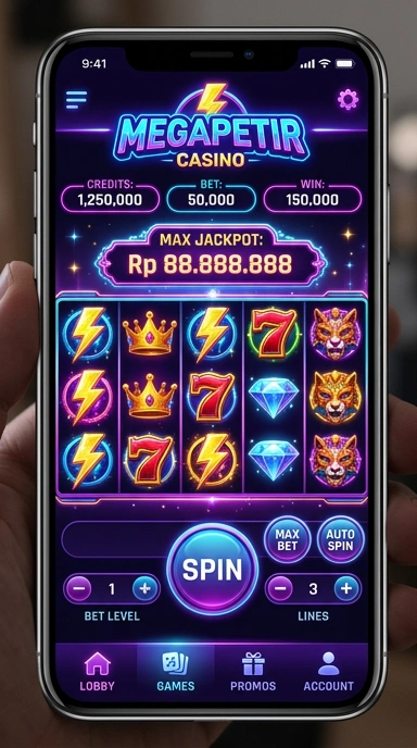 Halaman katalog aplikasi lengkap di megapetir.