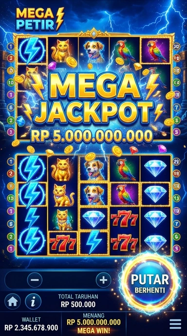 Proses unduh aplikasi yang cepat dan mudah di megapetir.